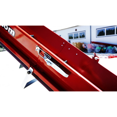 Motorový benzínový špalíkovač REMET RPS-120 27 HP PÁSOVÝ DOPRAVNÍK 2,3M TERÉNNY PODVOZOK