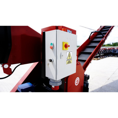 Elektrický špalíkovač REMET RPE-200 22 kW PÁSOVÝ DOPRAVNÍK 4M