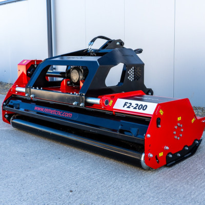 PTO mulčovač REMET F2-200 s hydraulickým posuvom