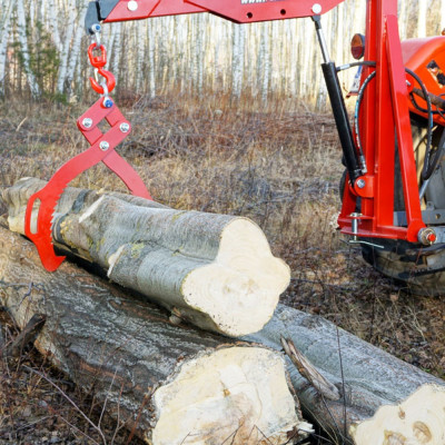 Zdvihák na veľké vrecia / nakladací žeriav na drevo 250