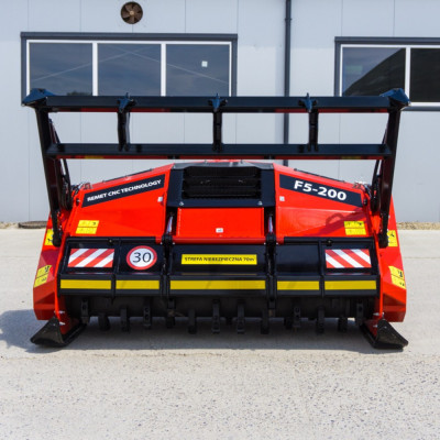 Lesná fréza F5-200 s hydraulickým nastavením krytu