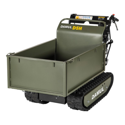 Benzínový minidumper GAMUL-D5H hydraulické vyklápanie