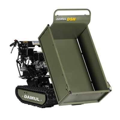 Benzínový minidumper GAMUL-D5H hydraulické vyklápanie