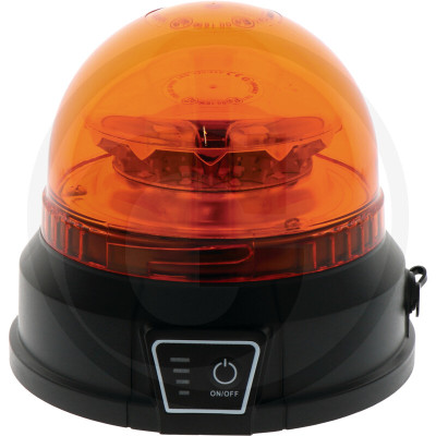 Aku LED otočný maják GRANIT 12/24 V s dobíjacou batériou IP65