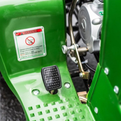 Záhradný traktor 110 cm³ s vozíkom Leramotors