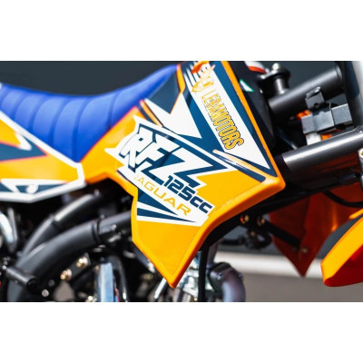 Pitbike 125 ccm 17/14 s elektrickým štartovaním RED – Leramotors Apollo Jaguar