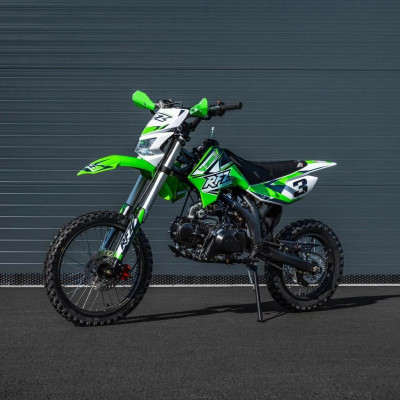 Pitbike 125 ccm 17/14 s elektrickým štartovaním GREEN – Leramotors Apollo Jaguar