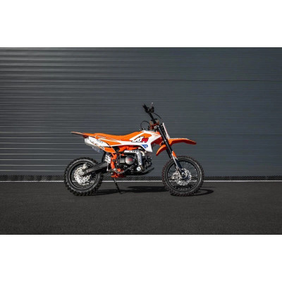 Pitbike 125 ccm 14/12 poloautomat s elektrickým štartovaním oranžový – Leramotors Apollo Thunder
