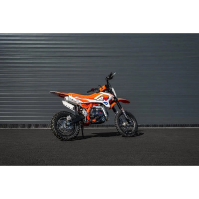 Pitbike 125 ccm 14/12 poloautomat s elektrickým štartovaním oranžový – Leramotors Apollo Thunder