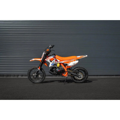 Pitbike 125 ccm 14/12 poloautomat s elektrickým štartovaním oranžový – Leramotors Apollo Thunder