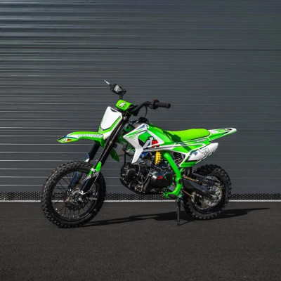 Pitbike 125 ccm 14/12 poloautomat s elektrickým štartovaním green – Leramotors Apollo Thunder