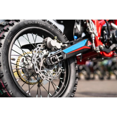 Pitbike Leramotors By Apollo THUNDER 125cc 17/14 E-Start Červená