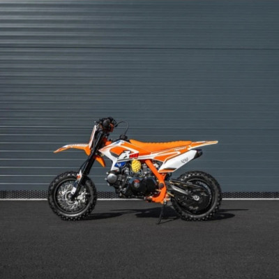 Pitbike Leramotors by APOLLO THUNDER 70cc 10/10 Automat E-Start Oranžová
