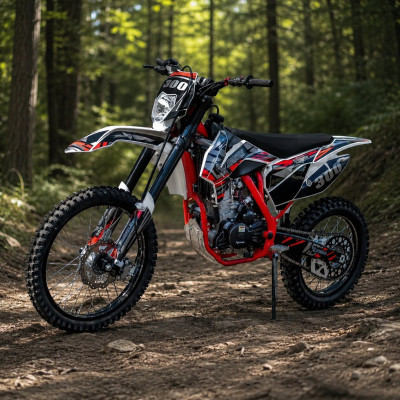 Pitbike Leramotors Killer PRO 300cc H2O 21/18 červená