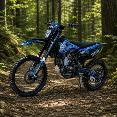 Pitbike Leramotors Killer PRO 300cc H2O 21/18 modrá