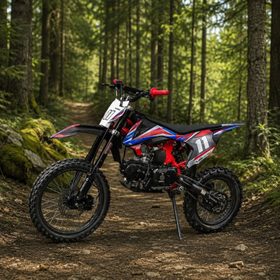 Pitbike Leramotors Shark 125ccm E-Start 4T 17/14 red