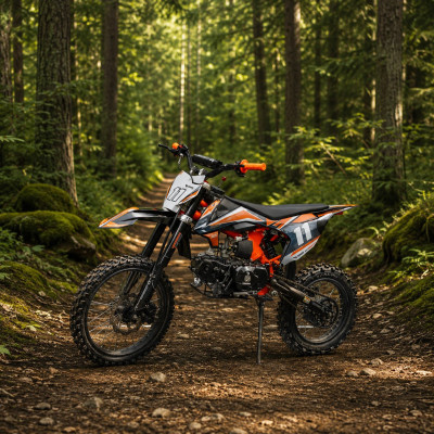 Pitbike Leramotors Shark 125cm³ E-Start 4T 17/14 orange