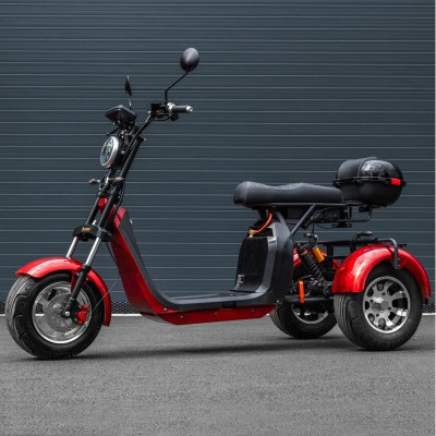 Elektrická trojkolka Leramotors Scooters C5 2000W Červená