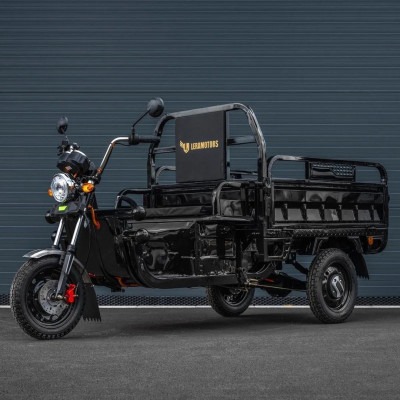 Elektrická nákladná trojkolka Leramotors Cargo G1 1000W - Tuk Tuk Čierna