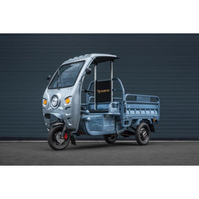 Elektrická nákladná trojkolka s kabínou Leramotors Cargo G1 1000W - Tuk Tuk Modrá