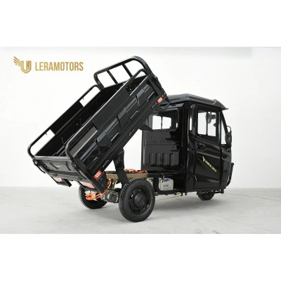 Elektrická trojkolka Leramotors tuk tuk Cargo G5 2000W COC Čierna