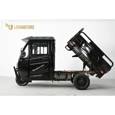 Elektrická trojkolka Leramotors tuk tuk Cargo G5 2000W COC Čierna