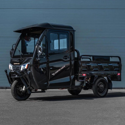 Elektrická trojkolka Leramotors tuk tuk Cargo G5 2000W COC Čierna