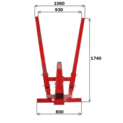 Profesionálny dielenský zdvihák Matabro MB-20040 | 2 t | S balancérom 900 kg