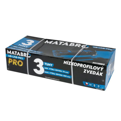 Akčný set hydraulický nízkoprofilový zdvihák 3 t a podpery 3 t Matabro MB-LPJB-PRO + MB-JS3T