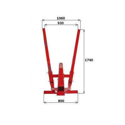 Hydraulický zdvihák žirafa 2 t Matabro MB-20040 – skladací dielenský zdvihák motora