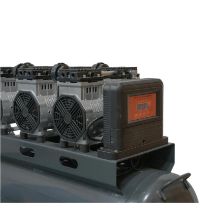 Bezolejový kompresor 100 l 4500 W s príslušenstvom – tichý 6-piestový kompresor 230 V SETMB-K206 Matabro