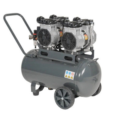 Bezolejový kompresor 50 l 3000 W 230 V – tichý 4-piestový kompresor MB-K203 | Matabro