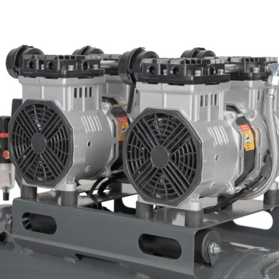 Bezolejový kompresor 50 l 3000 W 230 V – tichý 4-piestový kompresor MB-K203 | Matabro