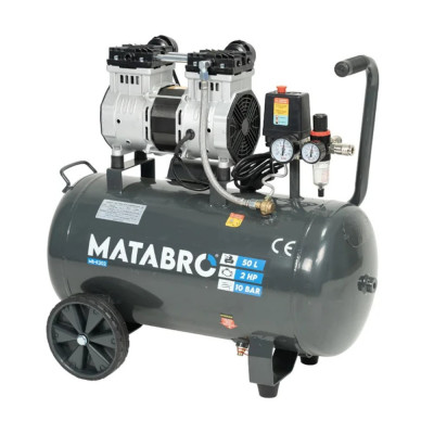 Bezolejový kompresor 50 l 2000 W 10 bar s príslušenstvom Matabro MB-K202