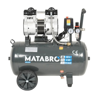 Bezolejový kompresor 50 l 2000 W 10 bar Matabro MB-K202