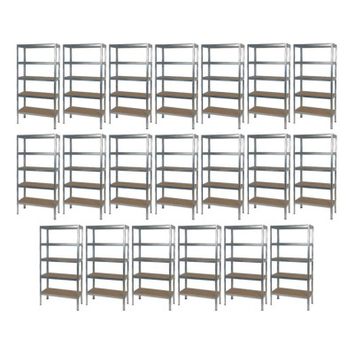Akciový set regálov Matabro MB-SH01 | 20 ks | 900 × 400 × 1800 mm