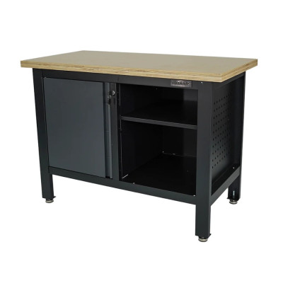 Pracovný dielenský stôl Matabro MB-TSK5410-L | 1 skrinka | 1 polica | 1200 × 600 mm