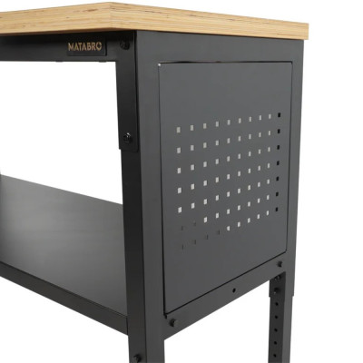 Pracovný dielenský stôl Matabro MB-TSP6024-STW11 | Modulárna zostava | Skrinka + 3 zásuvky | 1520 × 610 mm