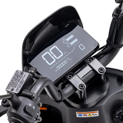 Elektrický skúter DELEKS E-BOOST Black – 45 km/h, dojazd až 120 km