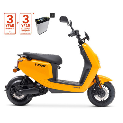 Elektrický skúter DELEKS E-BOOST Yellow – 45 km/h, dojazd až 120 km