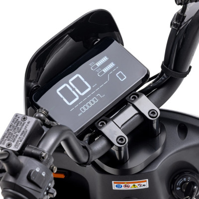 Elektrický skúter DELEKS E-BOOST Gray – 45 km/h, dojazd až 120 km