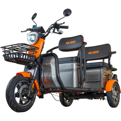 Elektrická trojkolka RURIS Pilot 3040A 2000 W so strechou GREY