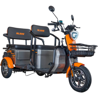 Elektrická trojkolka RURIS Pilot 3040A 2000 W so strechou GREY