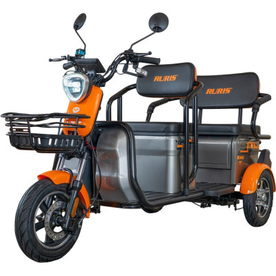 Elektrická trojkolka RURIS Pilot 3040A 2000 W so strechou GREY