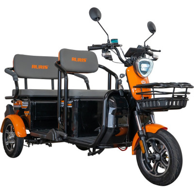 Elektrická trojkolka RURIS Pilot 3040A 2000 W so strechou BLACK