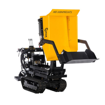 Minidumper so zvýšeným vyklápaním a lyžicou LUMAG MD500HPROHTS