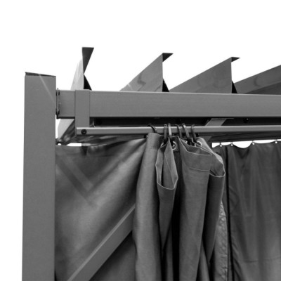 Pergola RURIS 295395 s nastaviteľnými lamelami 295 × 395 cm