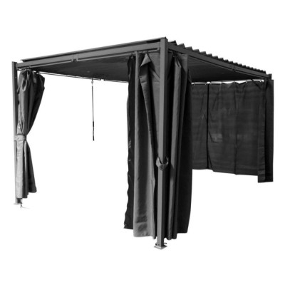 Pergola RURIS 295395 s nastaviteľnými lamelami 295 × 395 cm